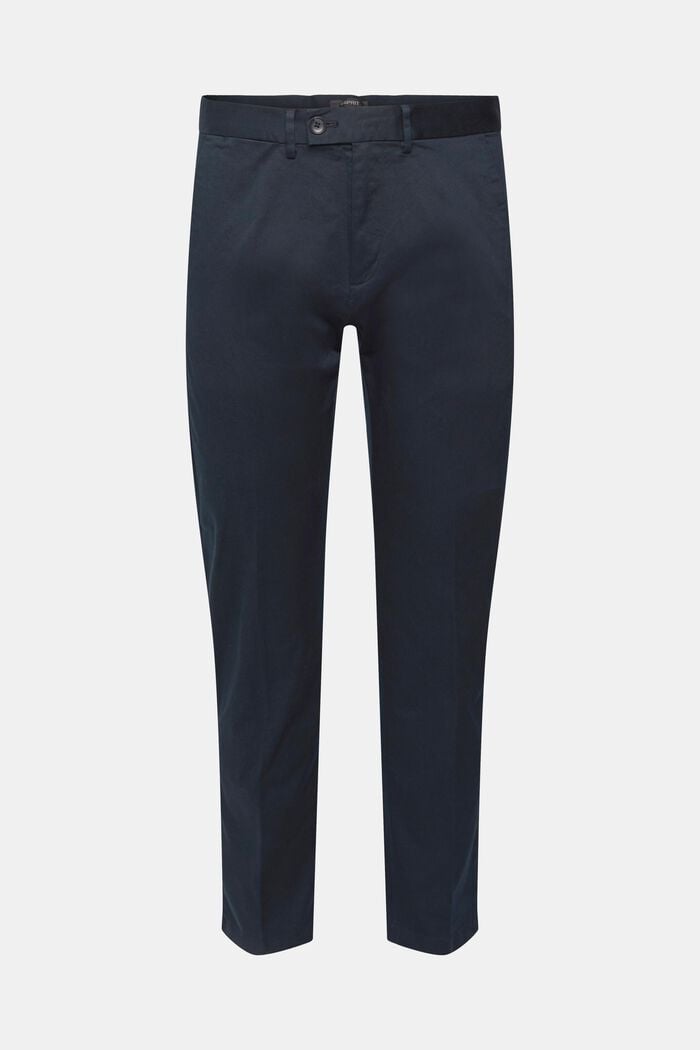 Stretch cotton chinos, NAVY, detail image number 6