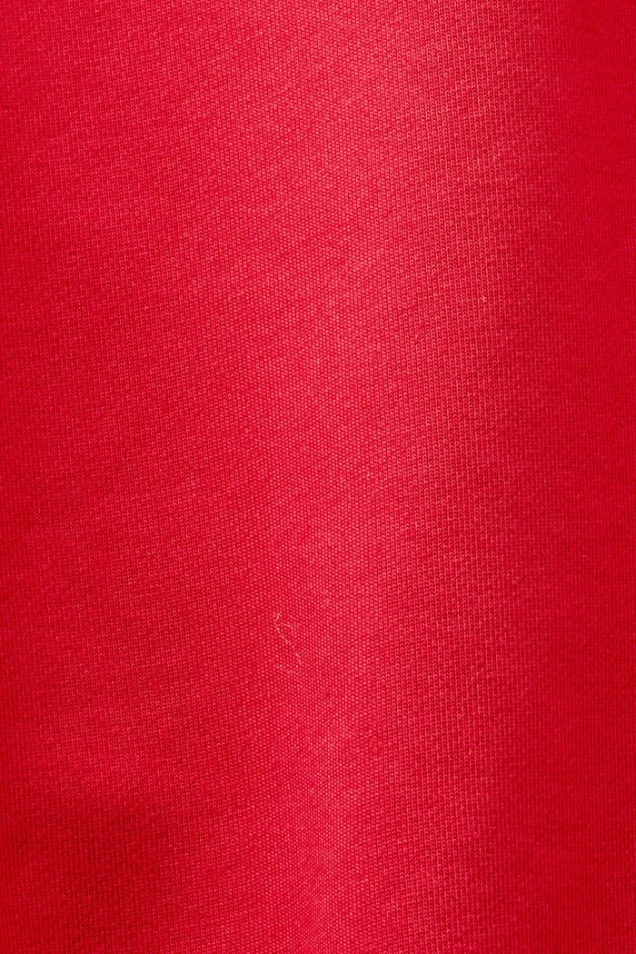 Unisex Cotton Fleece Logo Sweatpants, RED, detail image number 5