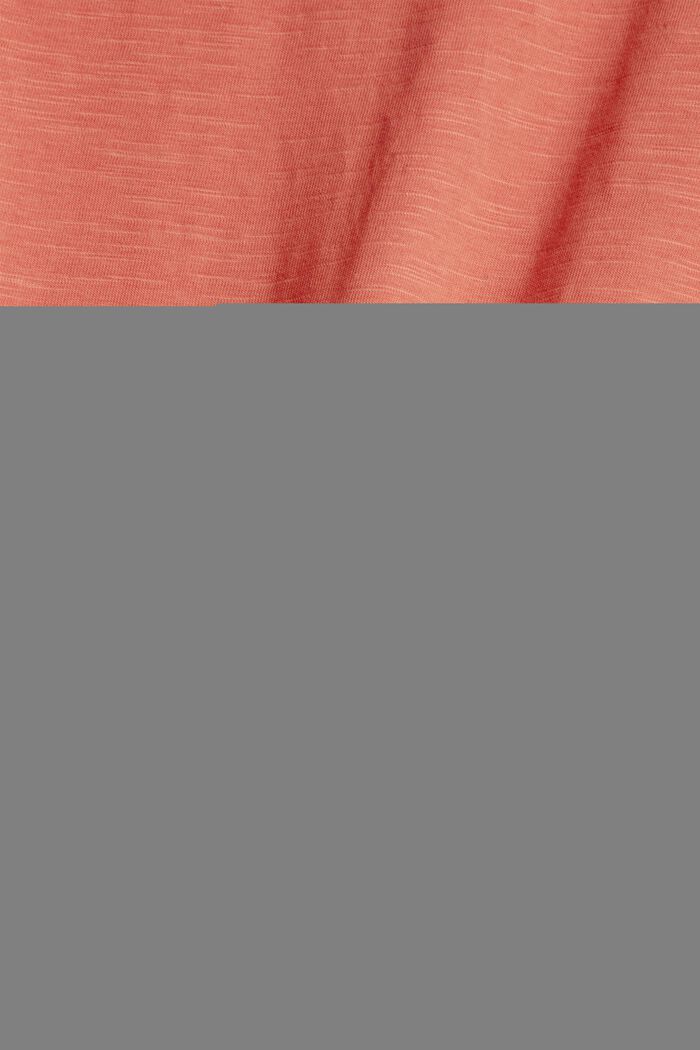 T-shirt made of 100% organic cotton, CORAL, detail image number 1