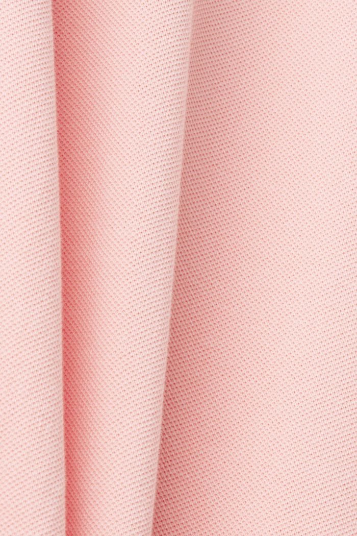 Stone-washed cotton pique polo shirt, PINK, detail image number 5