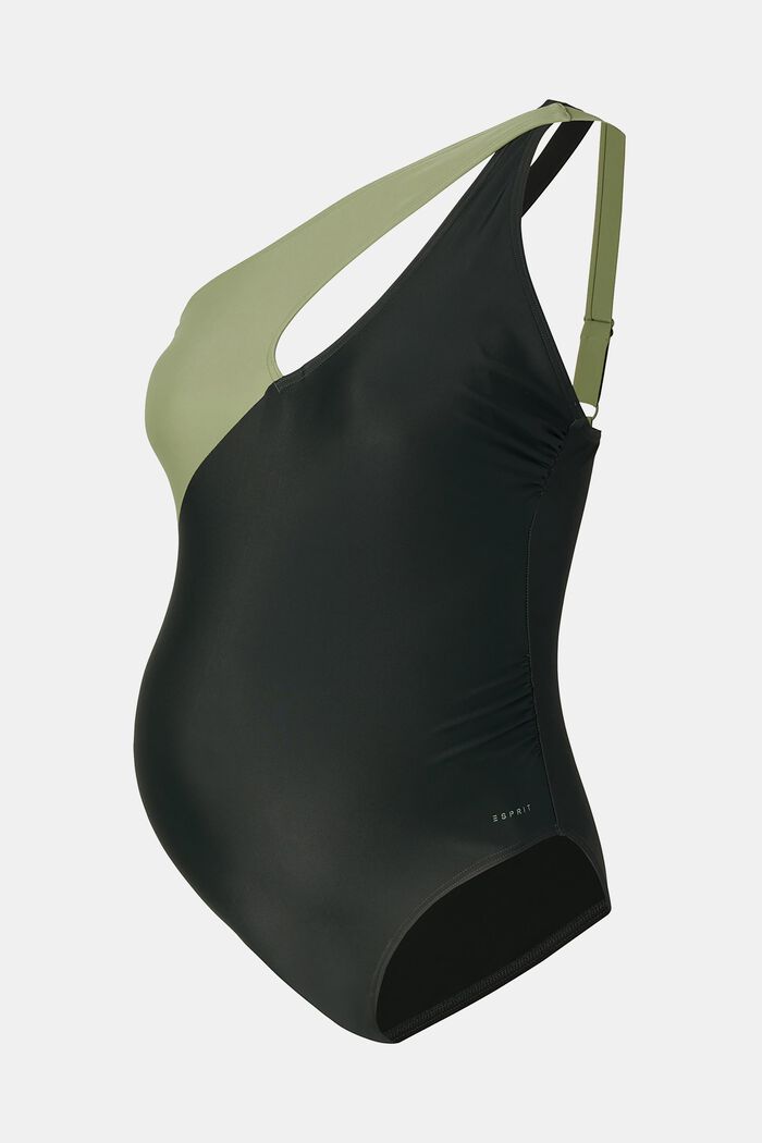 MATERNITY Padded Swimsuit, OLIVE GREEN, detail image number 4