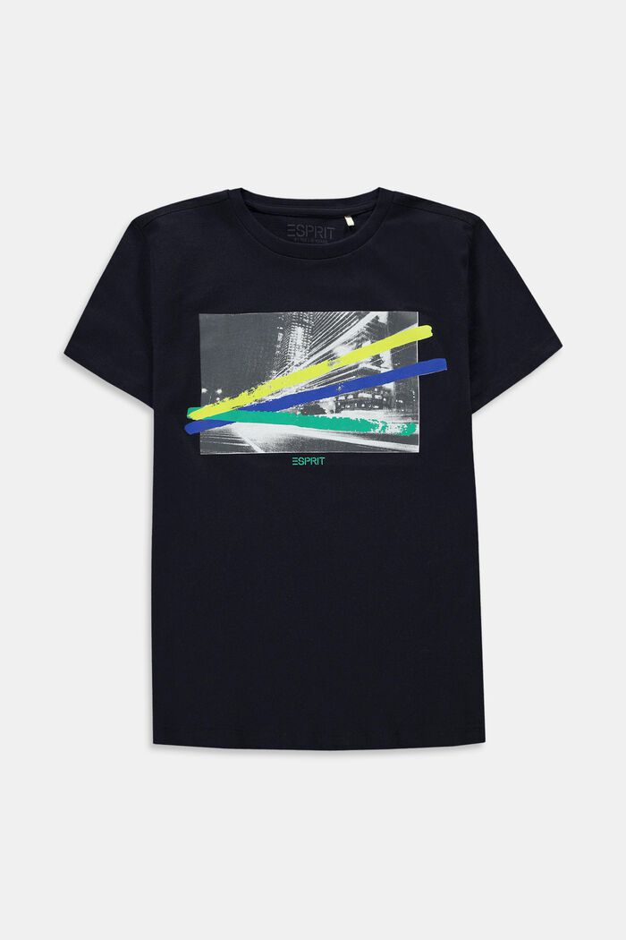T-shirt with print, NAVY, detail image number 0