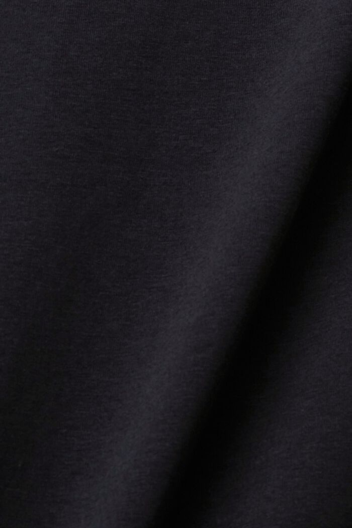 Sleeveless t-shirt, BLACK, detail image number 5