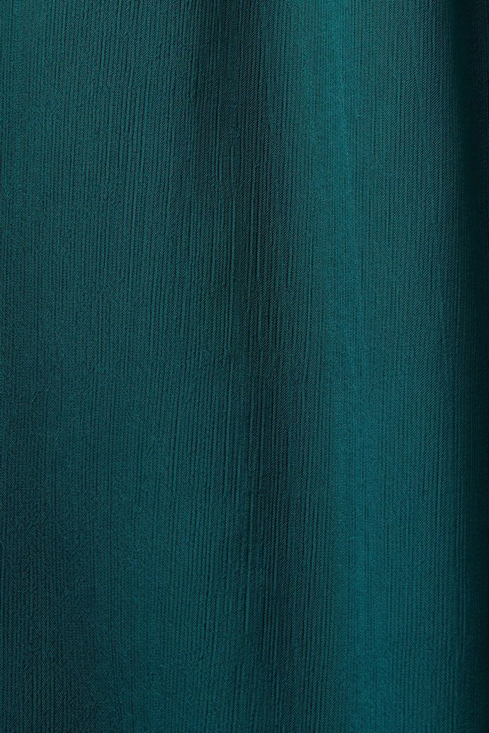 Crêpe Chiffon Mini Dress, EMERALD GREEN, detail image number 5
