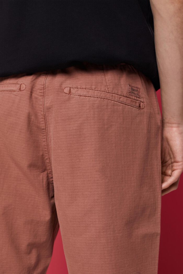 Shorts with a drawstring belt, DARK OLD PINK, detail image number 4