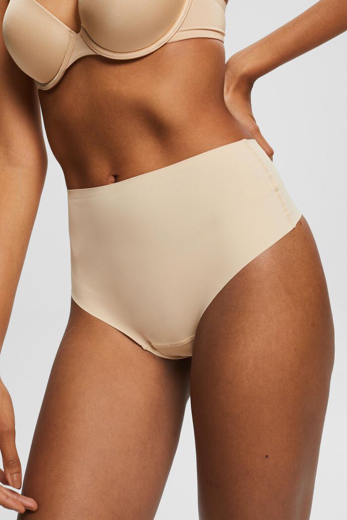 Made of recycled material: shaping-effect thong, DUSTY NUDE, detail image number 2