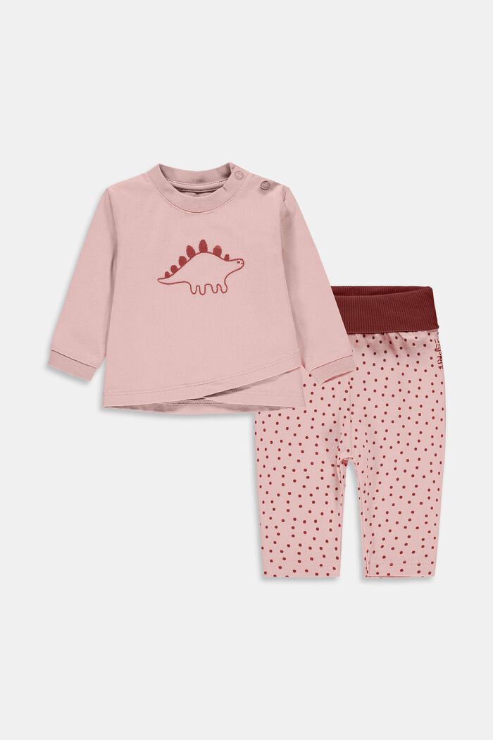 Set: top and trousers, organic cotton