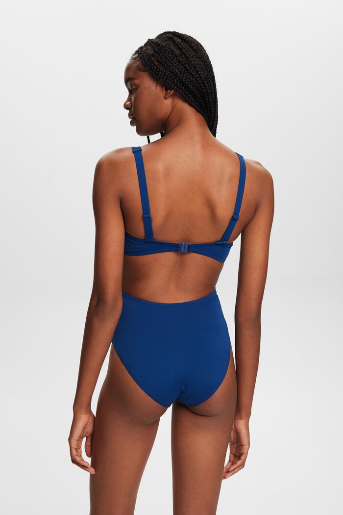ESPRIT - Recycled: padded swimsuit with cut-outs at our online shop