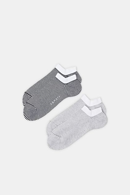 2-Pack Striped Ankle Socks