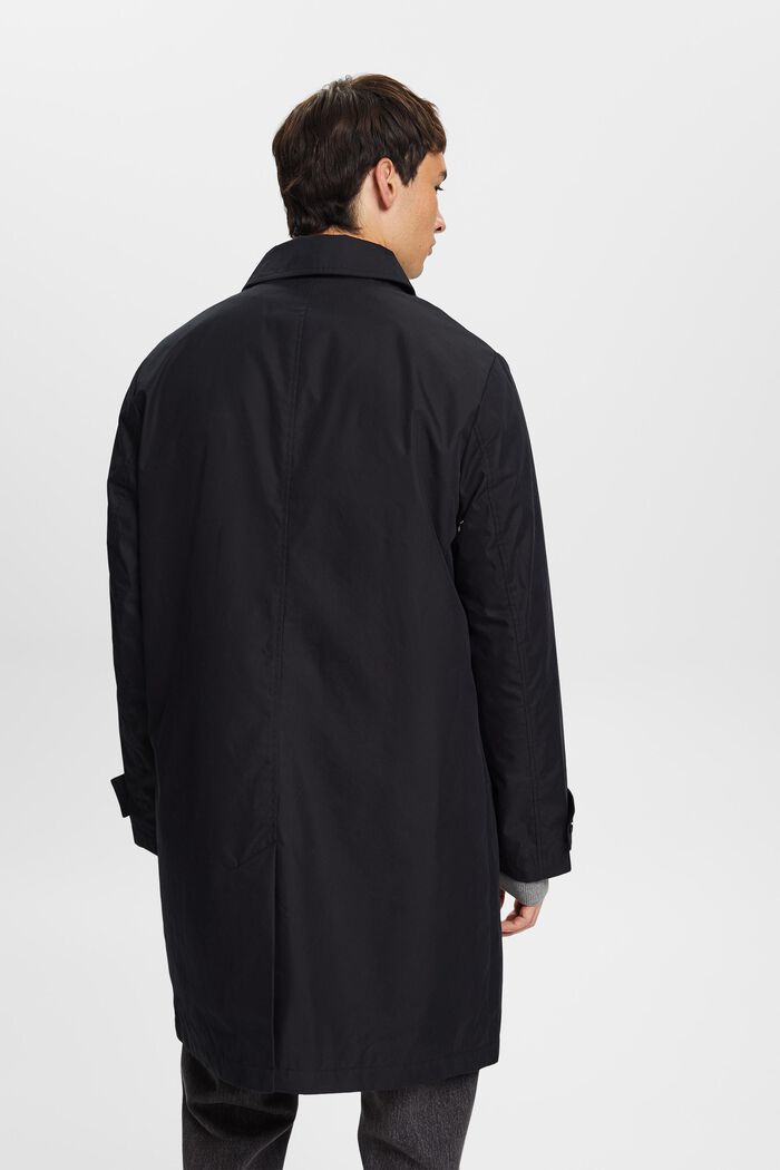 Recycled: lightweight mac coat, BLACK, detail image number 3