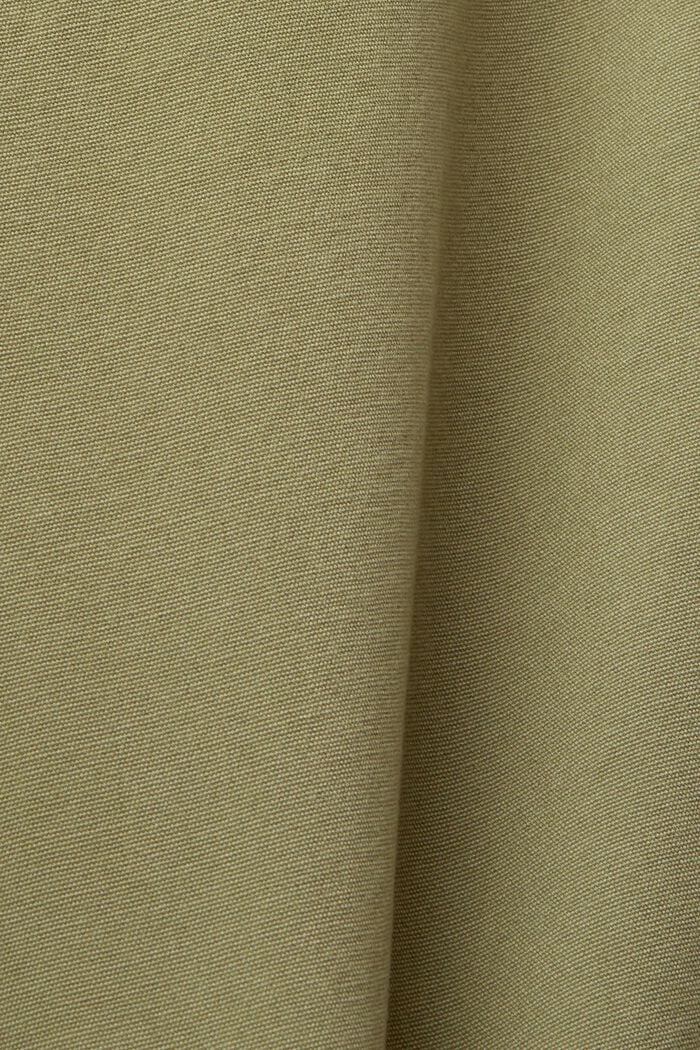 Cotton jogger-style tapered cargo trousers, OLIVE, detail image number 5