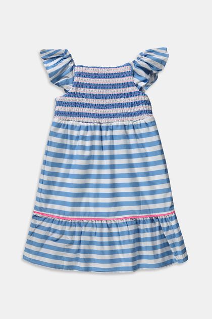 Dress with striped pattern