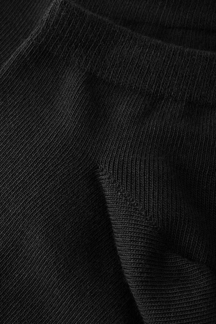 5-pack of blended cotton trainer socks, BLACK, detail image number 2