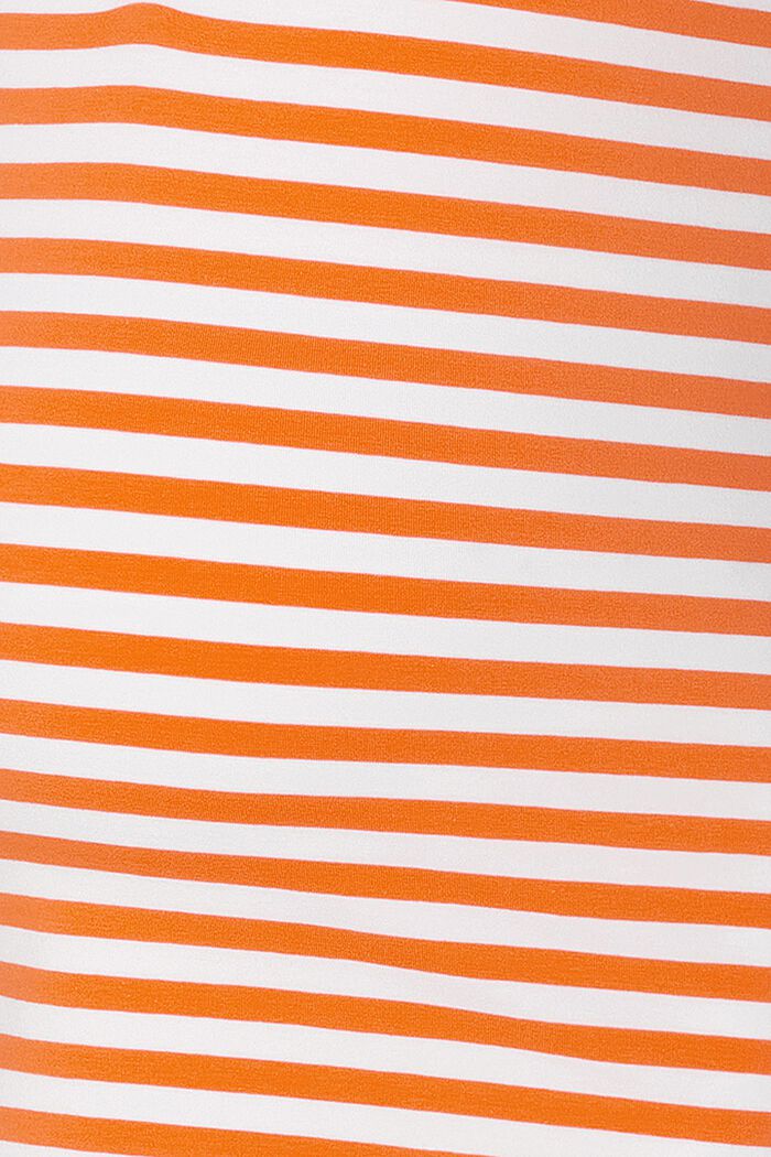 MATERNITY Striped Sleeveless T-Shirt, ORANGE, detail image number 3