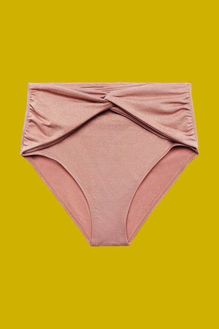ESPRIT - Recycled: sparkly high-waisted bikini bottoms at our online shop