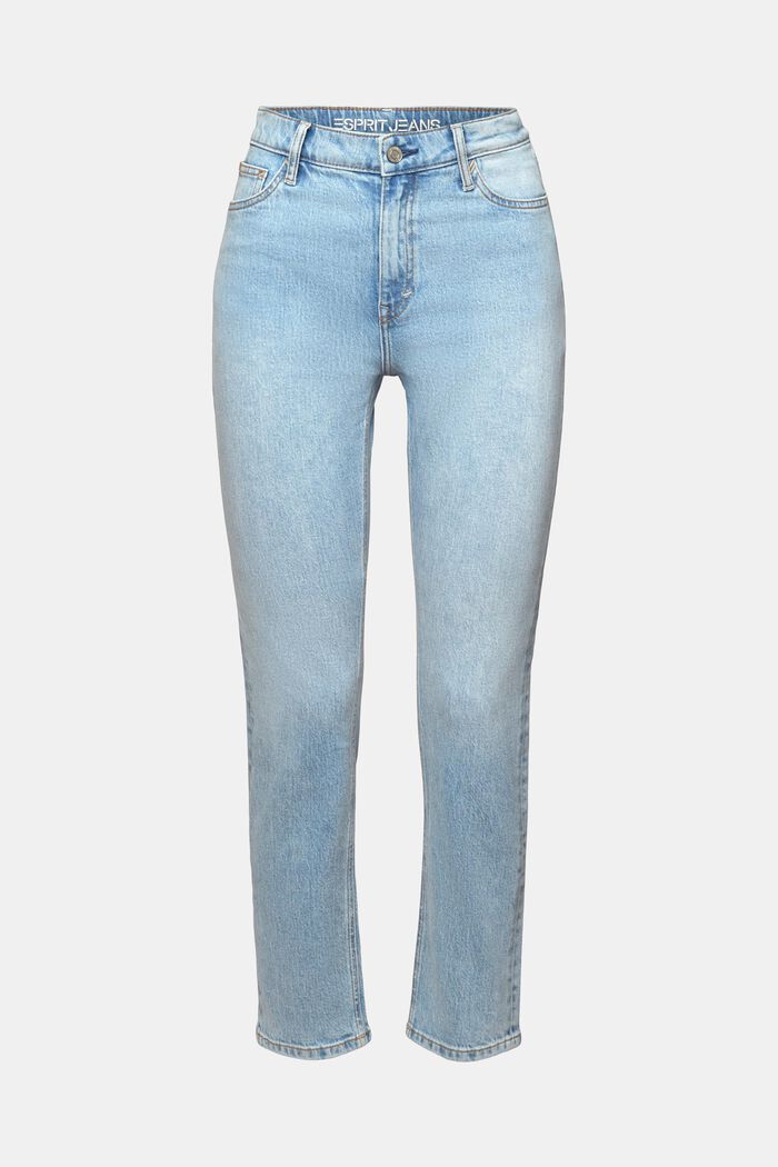 Retro Slim Jeans, BLUE LIGHT WASHED, detail image number 6