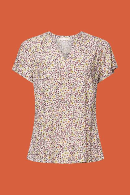 Patterned blouse, LENZING™ ECOVERO™