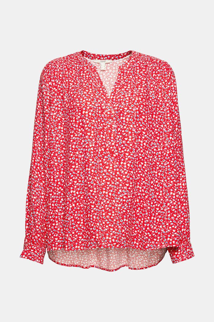 Print blouse with LENZING™ ECOVERO™