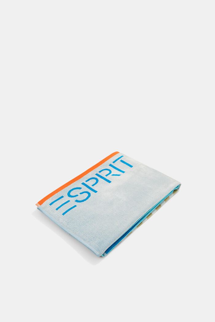 Beach towel made of 100% cotton, TURQUOISE, detail image number 0