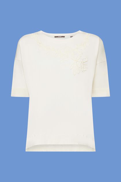 Embroidered t-shirt, 100% cotton