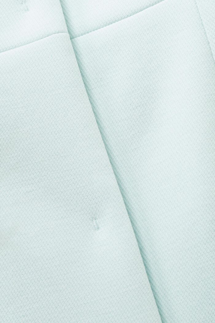 Waisted coat with inverted lapel collar, LIGHT AQUA GREEN, detail image number 7