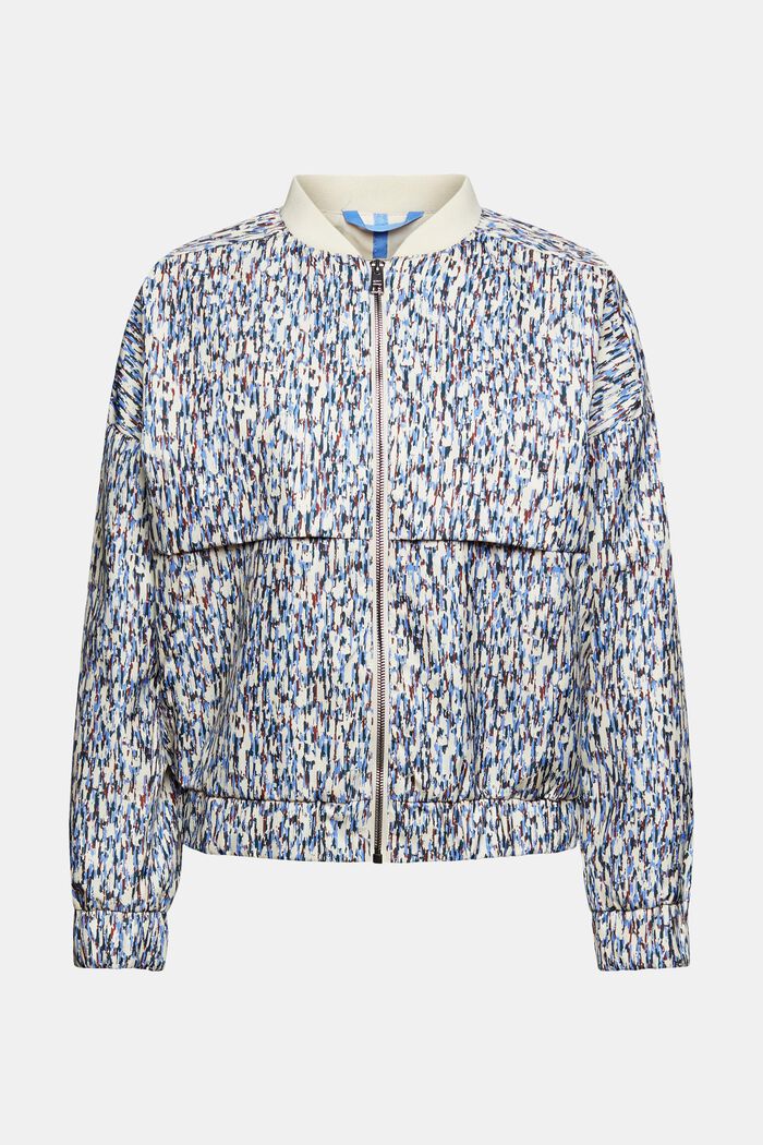 Made of recycled material: Printed bomber jacket