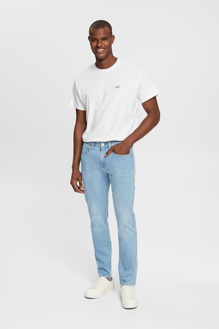Slim fit jeans, Dual Max, BLUE LIGHT WASHED, detail image number 2