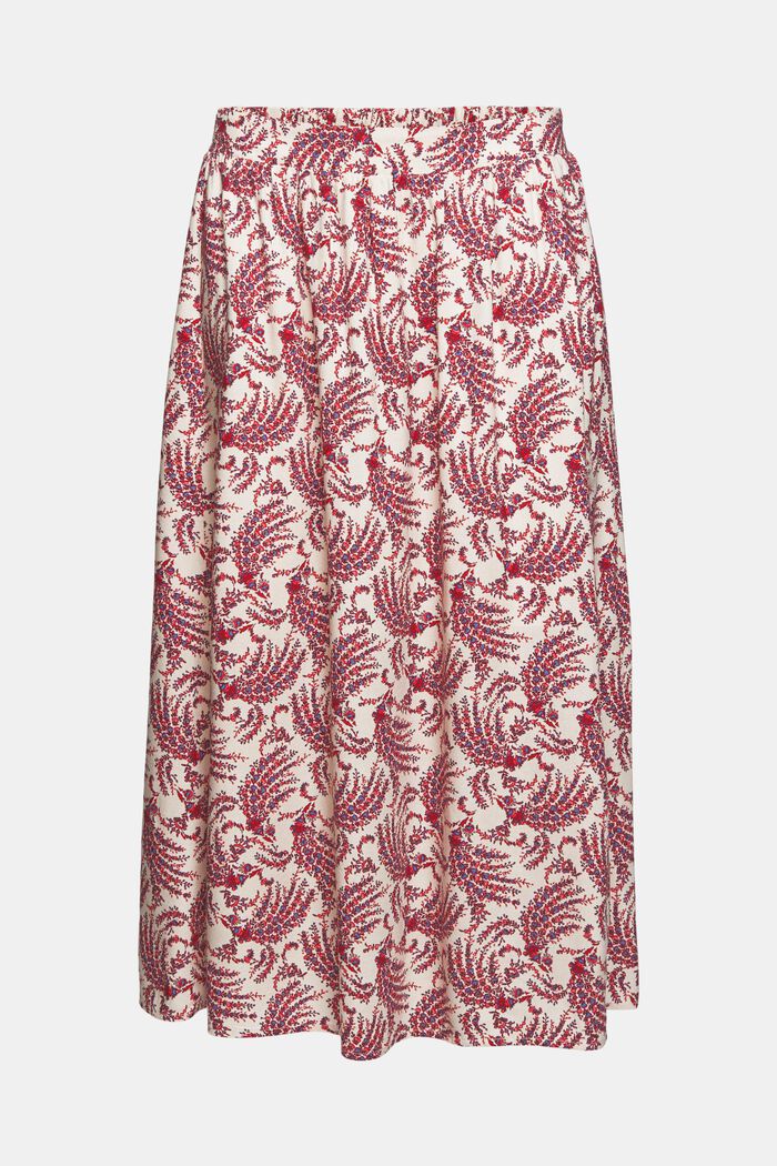 Floral midi skirt made of LENZING™ ECOVERO™