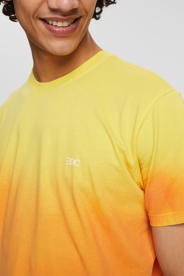 Graduated colour T-shirt, YELLOW, detail image number 1