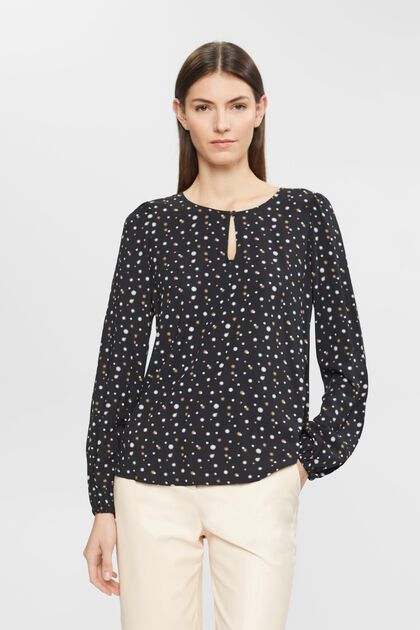 Polka-dot blouse, LENZING™ ECOVERO™