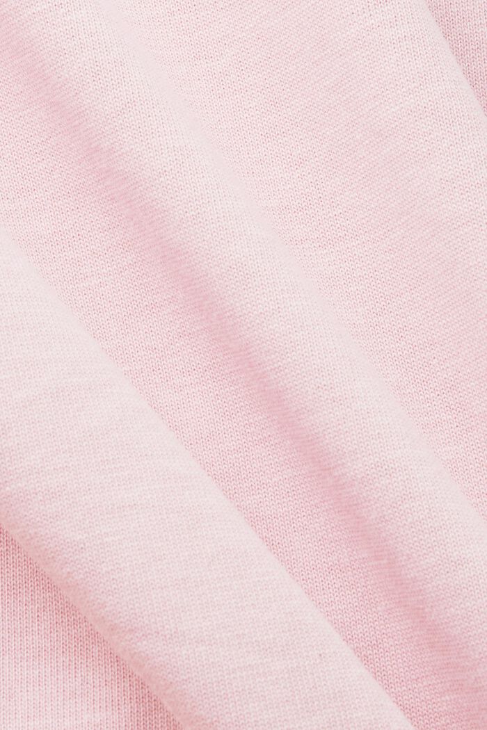 Organic cotton T-shirt with geometric print, PINK, detail image number 5