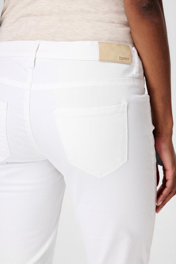 MATERNITY Over-The-Bump Pants, BRIGHT WHITE, detail image number 1