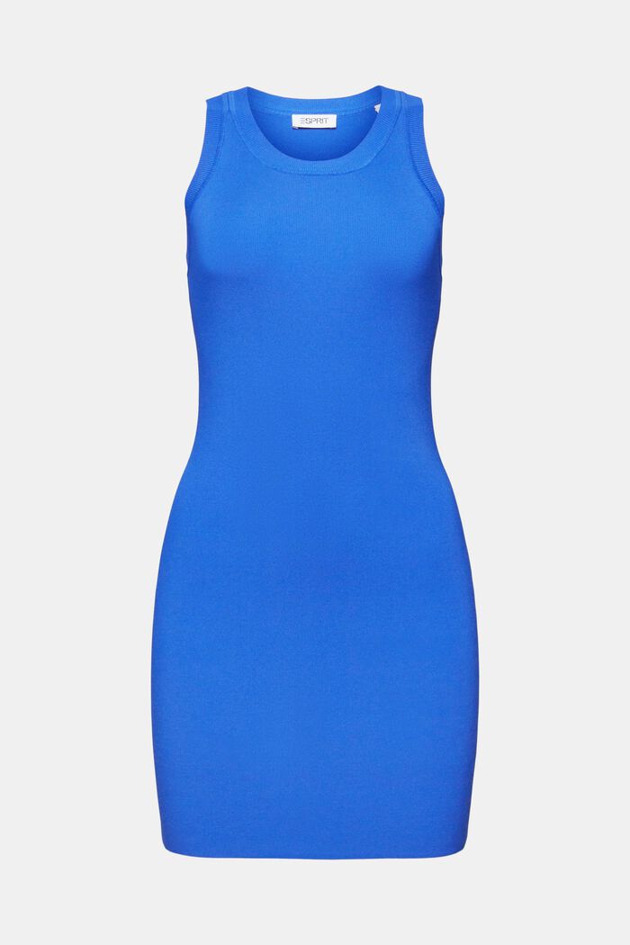 Tech Knit Mini Dress, BLUE, detail image number 6