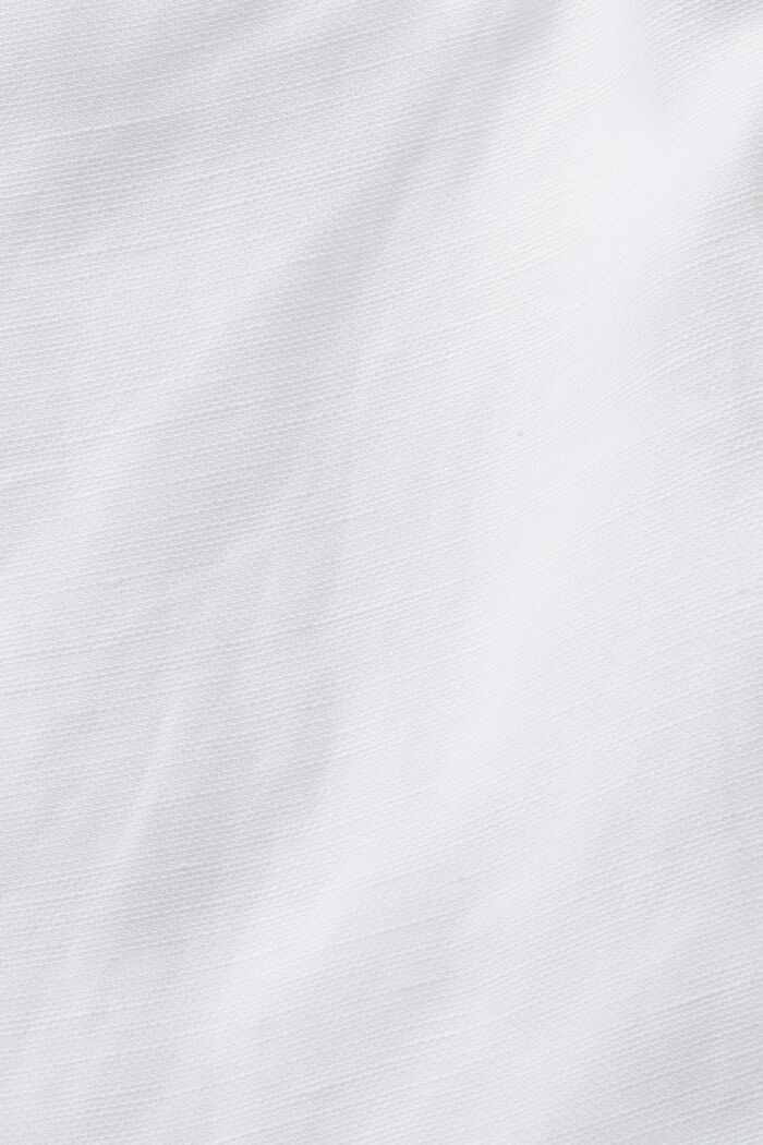 Pull-on shorts, linen blend, WHITE, detail image number 6
