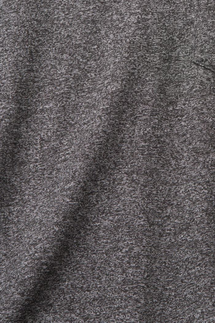 Recycled: melange jersey T-shirt, ANTHRACITE, detail image number 1
