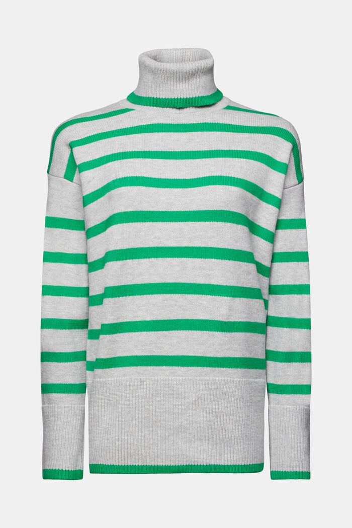 Turtleneck Sweater, LIGHT GREY, detail image number 6