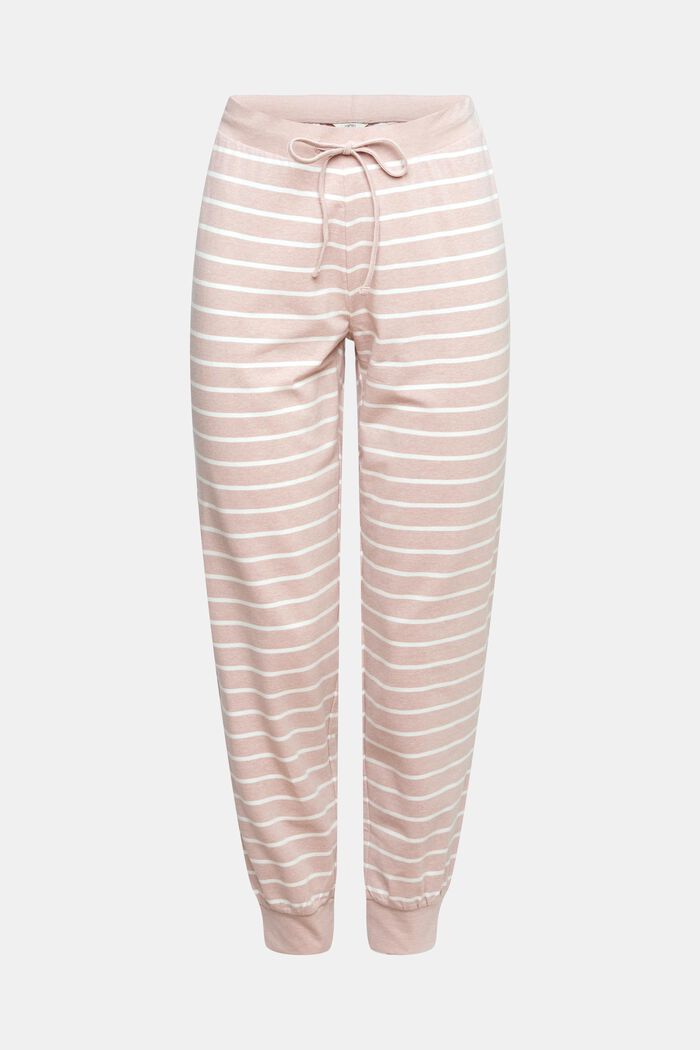 Striped jersey trousers, OLD PINK, detail image number 2