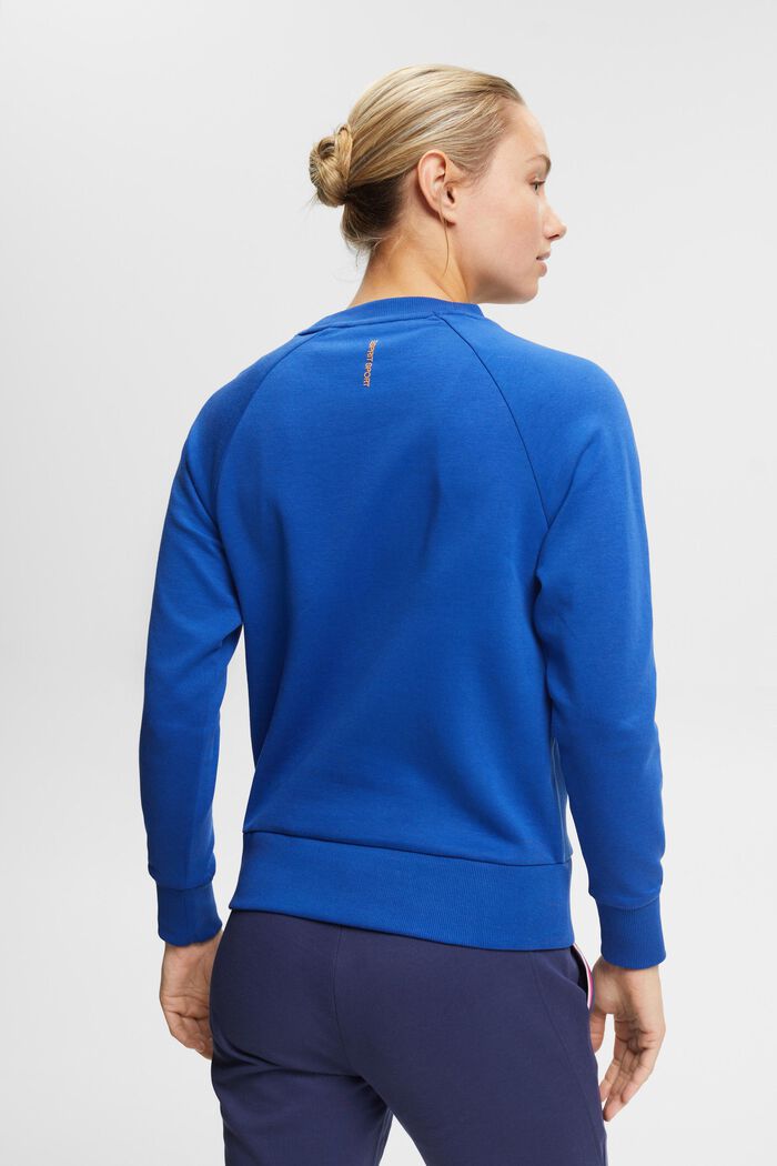 Sweatshirt with zip pockets, BRIGHT BLUE, detail image number 3