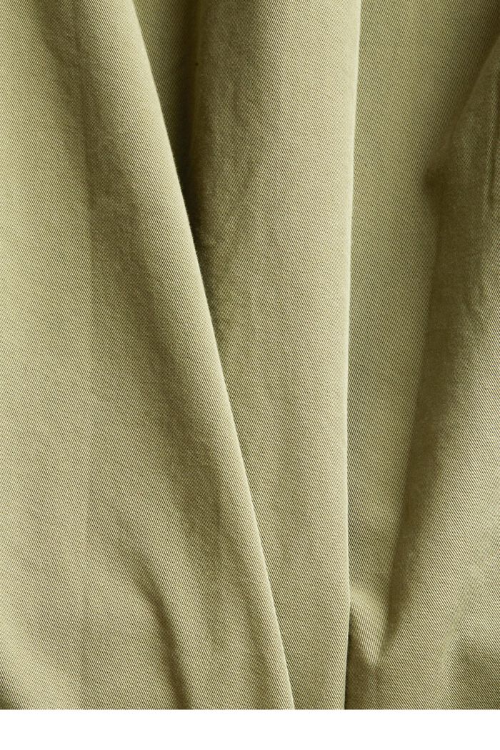 Canvas dress made of 100% pima cotton, LIGHT KHAKI, detail image number 1