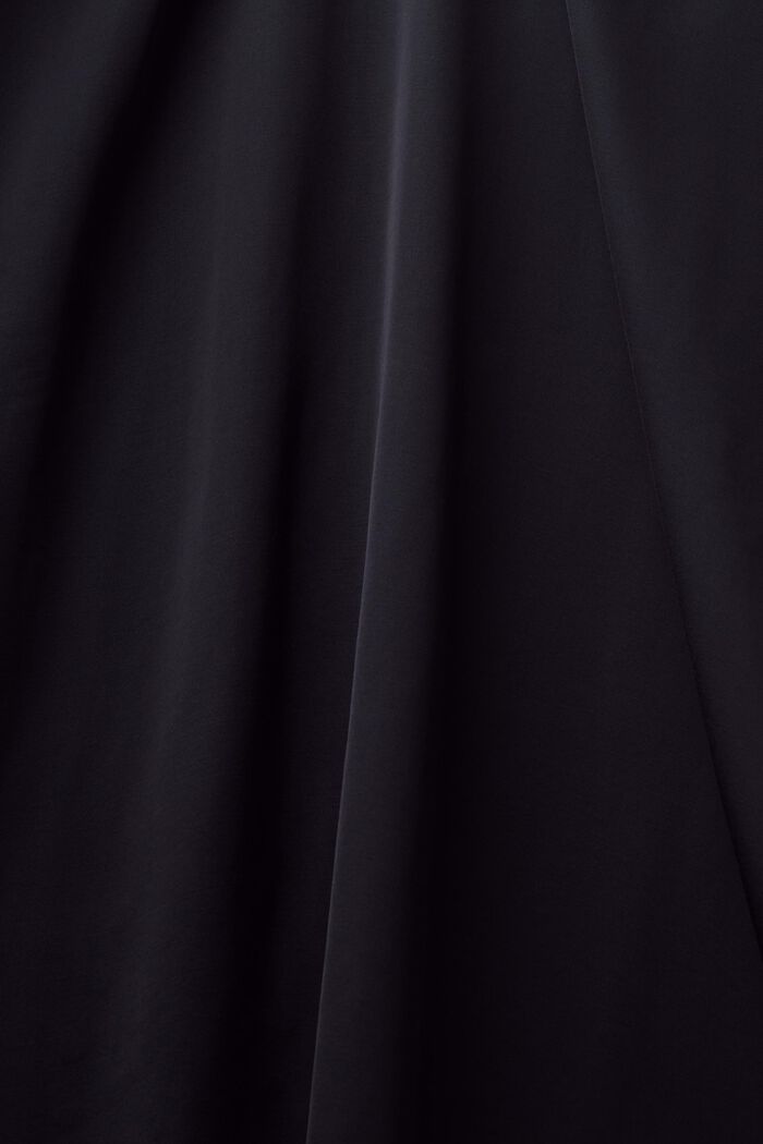 Satin Halterneck Maxi Dress, BLACK, detail image number 6