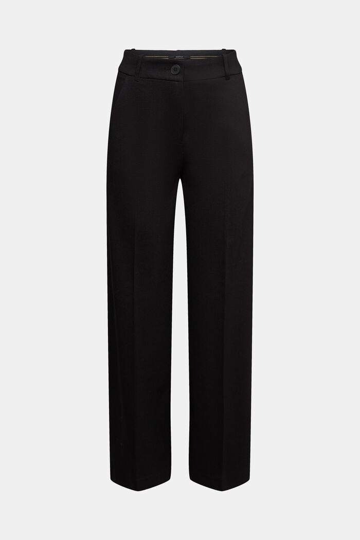 SPORTY PUNTO Mix & Match straight leg trousers, BLACK, detail image number 7