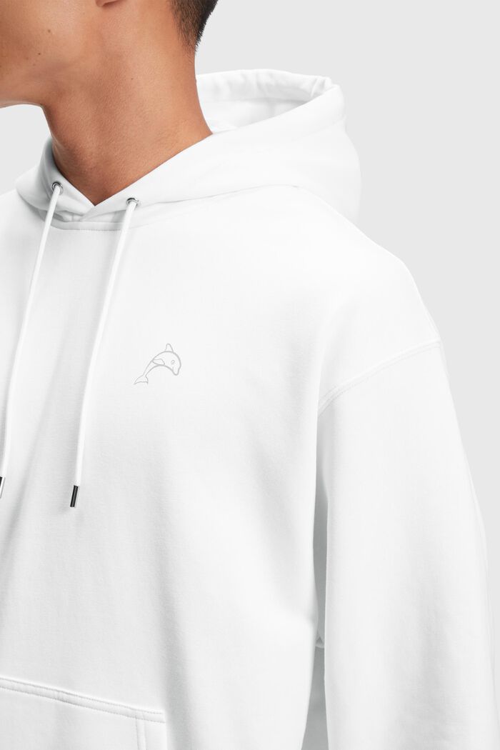 Color Dolphin Hoodie, WHITE, detail image number 2