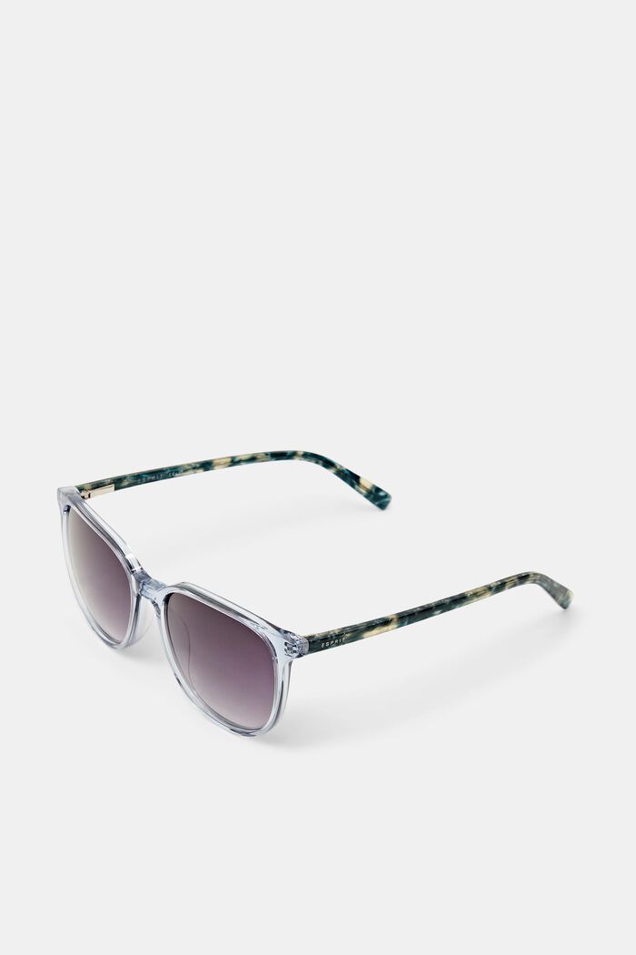 Gradient Square Framed Sunglasses, BLUE, detail image number 2