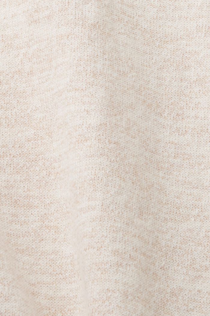 Short sleeve marl knit jumper, OFF WHITE, detail image number 5