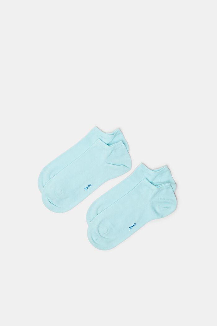 2-Pack Ankle Socks, BARELY BLUE, detail image number 0