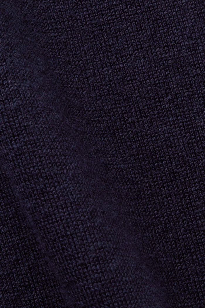 Blended TENCEL and sustainable cotton polo shirt, NAVY, detail image number 5