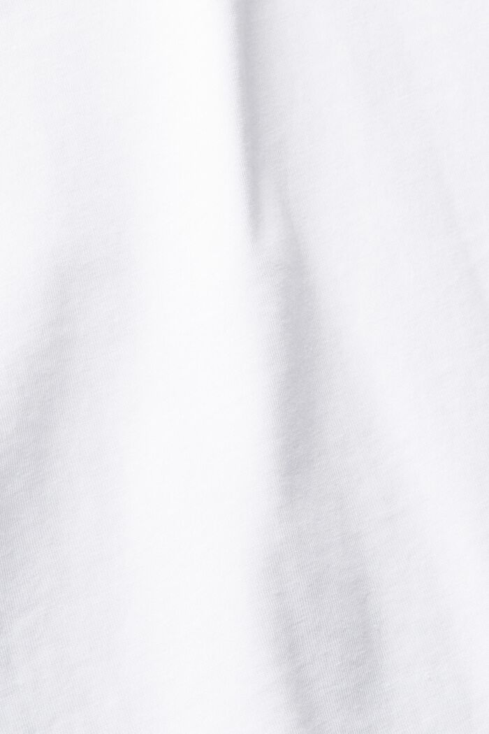 T-shirt with chest print, WHITE, detail image number 5