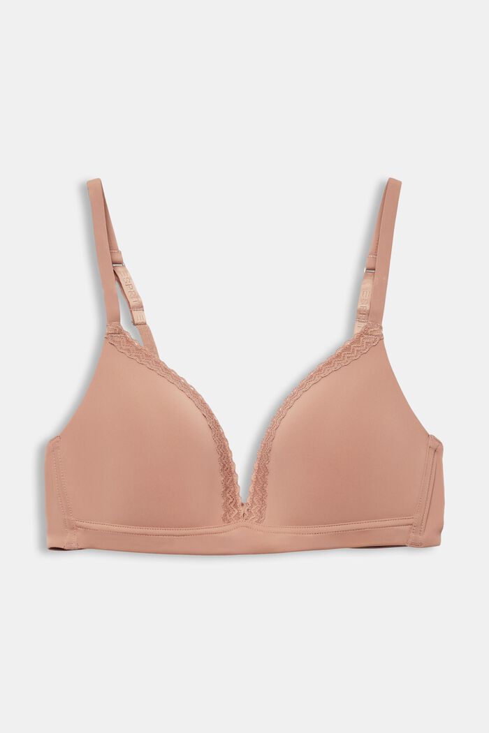 ESPRIT - Padded Wireless Lace Band Microfiber Bra at our online shop