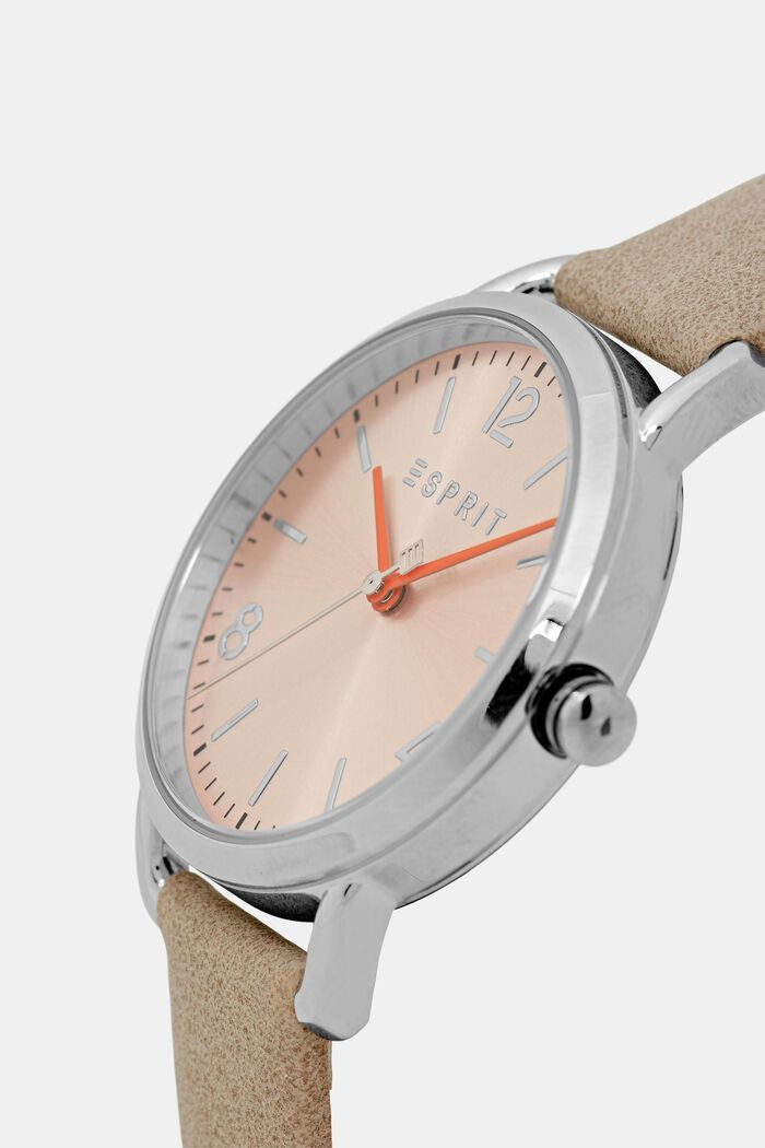 Stainless steel watch, BEIGE, detail image number 1