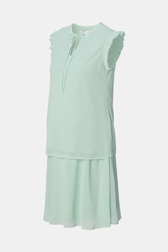 Occasion set: blouse and mini skirt, PALE MINT, detail image number 0